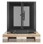 APC NetShelter SX, Server Rack Enclosure, 12U, Shock Packaging, Black, 658H x 600W x 900D mm