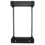 StarTech.com 2-Post 18U Heavy-Duty Wall Mount Network Rack, 19" Open Frame Server Rack with Adjustable Depth, Wall Mount Data Rack for IT / AV / Patch Panel / Computer Equipment - Cage Nuts and Screws Included