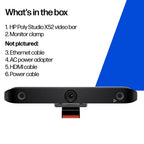 HP Poly Studio X52 All-In-One Video Bar No Power Cord GSA/TAA