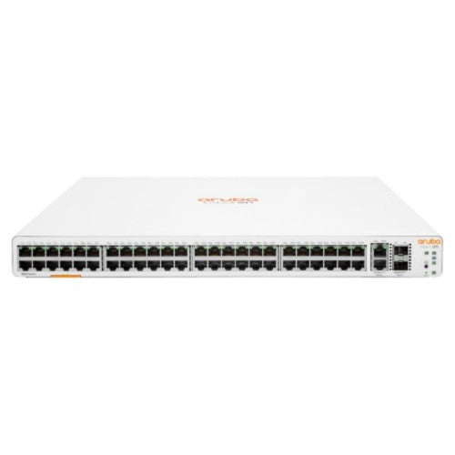 HPE Aruba Networking Networking Instant On Switch 40p Gigabit CL4 8p Gigabit CL6 PoE 2p 10GBT 2p SFP+ 600W 1960