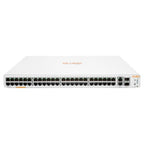 HPE Aruba Networking Networking Instant On Switch 40p Gigabit CL4 8p Gigabit CL6 PoE 2p 10GBT 2p SFP+ 600W 1960