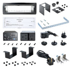 StarTech.com Conference Table Box for AV Connectivity & Power/Charging - 4K HDMI output with HDMI, DP, & VGA Inputs, GbE, Audio - Charging Station w/ 2x USB-A & 1x CE Certified UK Plug