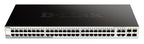 D-Link 48-Port Gigabit Smart Managed Switch with 4 Combo 1000BASE-T/SFP ports
