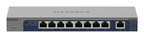 NETGEAR GS108MX-100EUS network switch Unmanaged L2 Gigabit Ethernet (10/100/1000) Desktop/Wall-Mounting