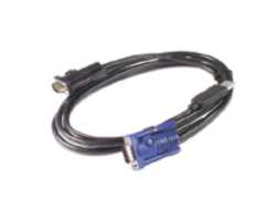 APC KVM USB Cable - 25 ft (7.6 m) KVM cable Black