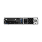 APC Smart-UPS On-Line, 3kVA, Rackmount 2U, 230V, 6x C13+2x C19 IEC outlets, SmartSlot, Extended runtime, W/rail kit, W/O Lithium-ion external battery