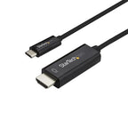 StarTech.com 6.6ft (2m) USB C to HDMI Cable - 4K 60Hz USB Type C to HDMI 2.0 Video Adapter Cable - Thunderbolt Compatible - Laptop to HDMI Monitor/Display - DP 1.2 Alt Mode HBR2 - Black