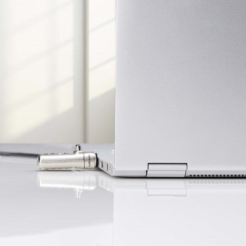StarTech.com Slim Lock Nano Slot Compatible, 5ft/1.5m Locking Cable, Anti-Theft Security For Laptop/Notebook Computer, Cut-Resistant Steel Cable, 4-Digit Lock, TAA