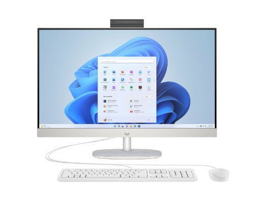 HP All-in-One 27-cr0049na Intel® Core™ i5 i5-1335U 68.6 cm (27") 1920 x 1080 pixels All-in-One PC 16 GB DDR4-SDRAM 1 TB SSD Windows 11 Home Wi-Fi 6 (802.11ax) White