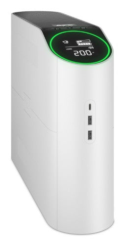 APC Back-UPS Pro, 2200VA/1320W, Tower, 230V, 4x Schuko and 2x IEC C13 outlets, RGB Lights, Pure Sine Wave, Arctic (White)