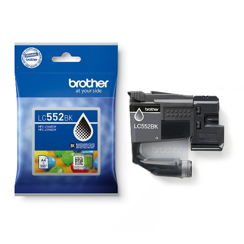 Brother LC-552BK Ink cartridge black, 550 pages for Brother MFC-J 3660