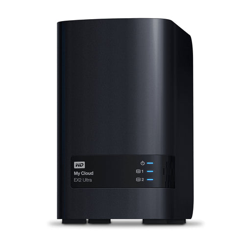 Western Digital My Cloud EX2 Ultra NAS Desktop Marvell Armada 385 Armada 385 1 GB DDR3 32 TB HDD Black