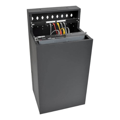 Tripp Lite SRWF16U38 SmartRack 16U Low-Profile Vertical-Mount Wall-Mount Half-Height Server Rack Enclosure