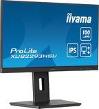 iiyama ProLite 21.5” IPS 3-side borderless monitor with USB hub, 100Hz refresh rate and height-adjustable stand