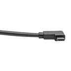 Tripp Lite U428-003-CRA USB-C to USB-A Cable (M/M), Right-Angle C, USB 3.2 Gen 1 (5 Gbps), Thunderbolt 3 Compatible, 3 ft. (0.91 m)
