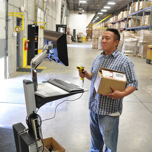 Ergotron Neo-Flex LCD Cart Grey Flat panel Multimedia cart/trolley