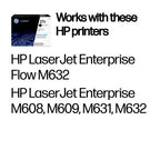 HP CF237X/37X Toner cartridge high-capacity, 25K pages ISO/IEC 19752 for HP E 60055/LaserJet M 608/LaserJet M 631