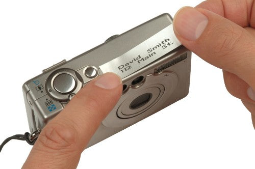 Dymo 91208/S0721730 DirectLabel-etikettes silver 12mm x 4m for Dymo LetraTag