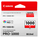 Canon 0554C001/PFI-1000R Ink cartridge red, 3.17K pages 80ml for Canon Pro 1000