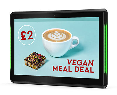Allsee Technologies POS15HD7B Signage Display Interactive flat panel 38.1 cm (15") LCD Wi-Fi 450 cd/m² Black Touchscreen Built-in processor Android 8.1