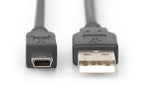Digitus USB-A - Mini-B connection cable, 1.8m