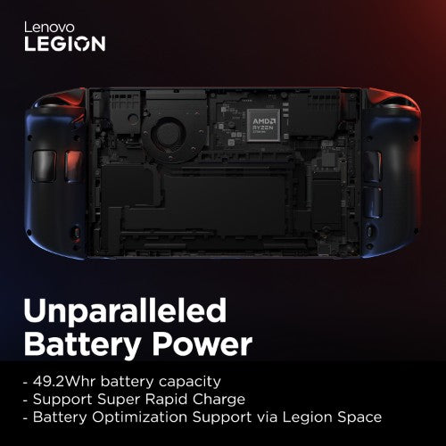 Lenovo Legion Go portable game console 22.4 cm (8.8") 512 GB Touchscreen Wi-Fi Black