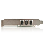 StarTech.com 4 port PCI 1394a FireWire Adapter Card - 3 External 1 Internal - TAA
