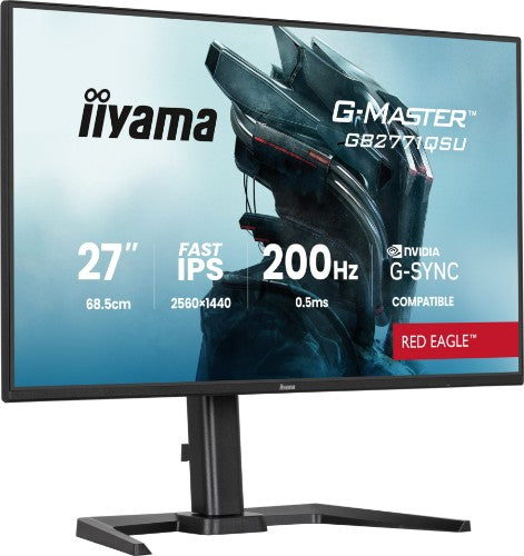 iiyama G-MASTER GB2771QSU-B1 computer monitor 68.6 cm (27") 2560 x 1440 pixels Wide Quad HD Black