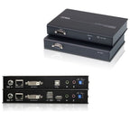ATEN USB 2.0 DVI Single Link over 1 CAT Cable (100m) KVM Extender with Full USB2.0 support (up to 480Mbps) / HDBaseT2.0