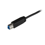 StarTech.com 3ft (1m) USB-B to USB-C Cable, USB 10Gbps, Data Cord, USB 3.2 Gen 2, USB-C Data Transfer Cable