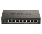 D-Link DGS-1100-08PV2/B network switch Managed L2/L3 Gigabit Ethernet (10/100/1000) Power over Ethernet (PoE) Black