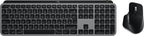 Logitech MX Keys S Combo for Mac keyboard Mouse included Home/Office RF Wireless + Bluetooth QWERTZ Swiss Aluminium, Black