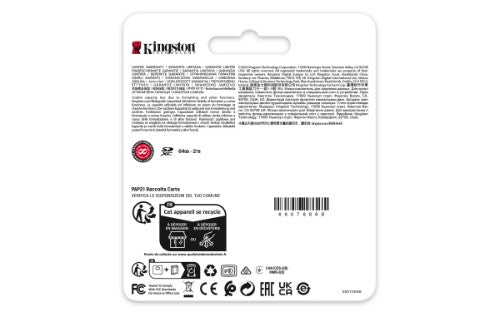 Kingston Technology 512GB Canvas React Plus SDXC UHS-II 280R/150W U3 V60 for Full HD/4K