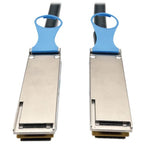 Tripp Lite N282-03M-28-BK QSFP28 to QSFP28 100GbE Passive DAC Cable (M/M), QSFP-100G-CU3M Compatible, 3M (9.84 ft.)