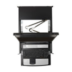 Tripp Lite B030-DP16-17D NetDirector 16-Port DisplayPort KVM Switch Console with 17 in. LCD, Dual Rail, 1U Rack-Mount