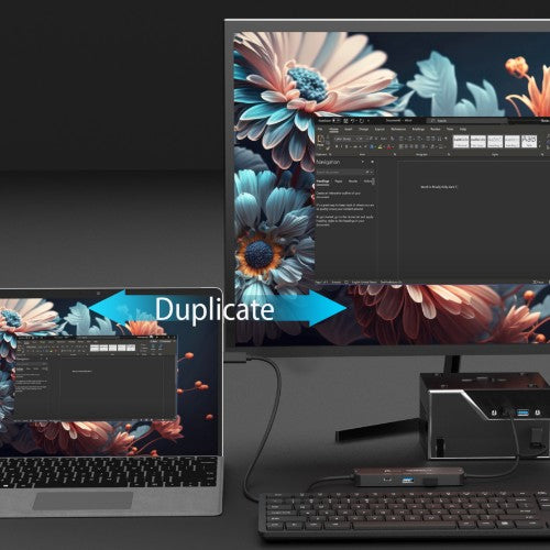 j5create JCH462 Wormhole Switch™ Display Sharing Hub, Black