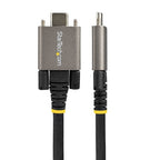 StarTech.com 3ft (1m) USB-C Cable, Side Screw Locking, USB 10Gbps, 100W (5A) Power Delivery, 8K 60Hz / 4K 144Hz DP Alt Mode, USB-IF Certified - Thunderbolt Compatible