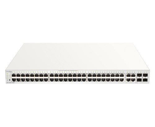 D-Link 52-Port Gigabit PoE+ Nuclias Smart Managed Switch including 4x 1G Combo Ports, 370W