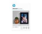 HP Advanced Photo Paper, Glossy, 250 g/m2, 10 x 15 cm (101 x 152 mm), 25 sheets