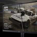 Acer KG1 Nitro KG241YX3 - 23.8" Full HD (1920x1080), 200Hz, 0.5ms, ZeroFrame, HDR10, FreeSync Premium Gaming Monitor