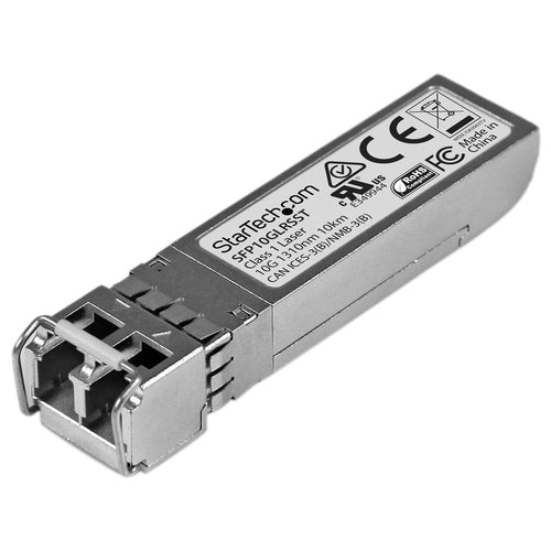 StarTech.com Cisco SFP-10G-LR-S Compatible SFP+ Module - 10GBASE-LR - 10GbE Single Mode Fiber SMF Optic Transceiver - 10GE Gigabit Ethernet SFP+ - LC 10km - 1310nm - DDM Cisco Firepower, ASR9000, C9300
