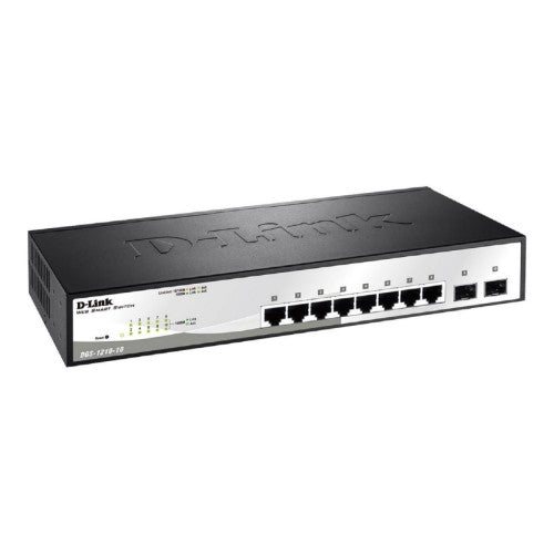 D-Link 10-Port Gigabit Smart Managed Switch with 2 SFP ports