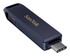 SanDisk iXpand USB flash drive 128 GB USB Type-C / Lightning 3.2 Gen 1 (3.1 Gen 1) Blue