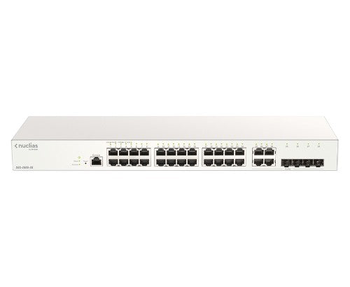 D-Link 28-Port Gigabit Nuclias Smart Managed Switch including 4x 1G Combo Ports