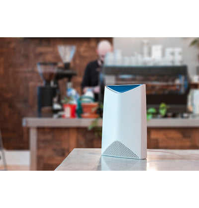 NETGEAR Orbi Pro Tri-Band Business WiFi System + 4x Orbi Pro Ceiling Add-on Satellite Tri-band (2.4 GHz / 5 GHz / 5 GHz) Wi-Fi 5 (802.11ac) White 4