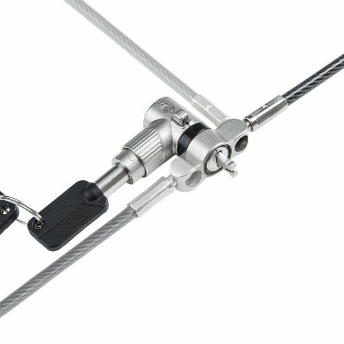 StarTech.com 25-Pack Universal Laptop Lock 6.6ft (2m), Master Keyed Locking Cable, Compatible w/Noble Wedge®/Nano/K-Slot, Anti-Theft Cut-Resistant Cable, TAA
