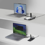 StarTech.com USB-C/USB-A to M.2 NVMe and 2.5in/3.5in SATA Adapter, 10Gbps, Tool-Free External SSD Hard Drive Reader, B+M/M-Key