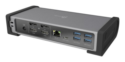 j5create JTD568 Thunderbolt™ 4 Quad Display Docking Station-UK, Black