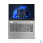 Lenovo ThinkBook 14s Yoga G3 IRU Intel® Core™ i5 i5-1335U Hybrid (2-in-1) 35.6 cm (14") Touchscreen Full HD 16 GB DDR4-SDRAM 256 GB SSD Wi-Fi 6 (802.11ax) Windows 11 Pro UK English Grey