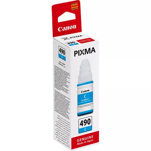 Canon 0664C001/GI-490C Ink bottle cyan, 7K pages 70ml for Canon Pixma G 1400